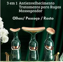 Massageador Facial 3 em 1 com Efeito Lifting
