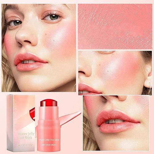 Bastão Tint Jelly à Base de Água-Blush, Sombra e Hidratante Labial