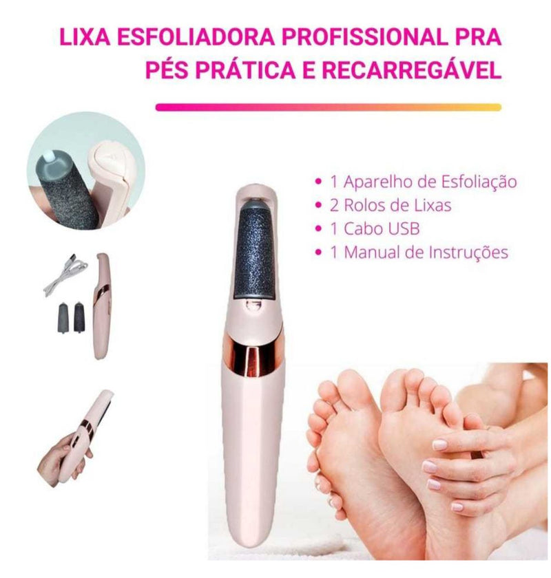 Lixador Elétrico para os Pés – Removedor de Calos