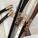 Cinto Artístico Feminino Coreano em PU