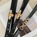 Cinto Artístico Feminino Coreano em PU