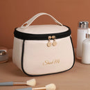 Bolsa de Maquiagem de Couro PU Portátil