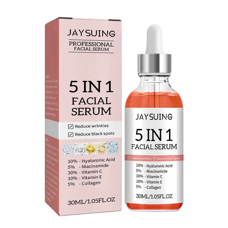 Sérum Facial 5 em 1 – Rejuvenescedor e Clareador
