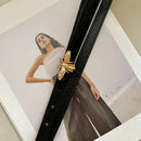 Cinto Artístico Feminino Coreano em PU