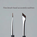 Pincel delineador ultra fino