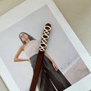 Cinto Artístico Feminino Coreano em PU