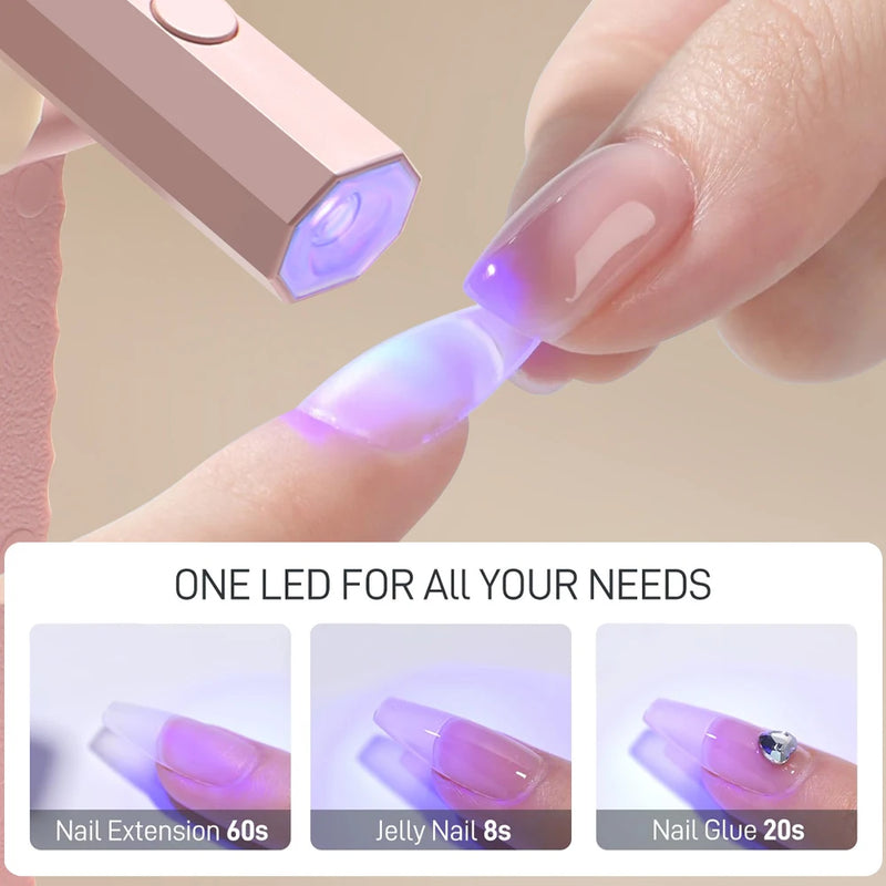 Secador de Unhas UV/LED Portátil Recarregável – Gel Polish