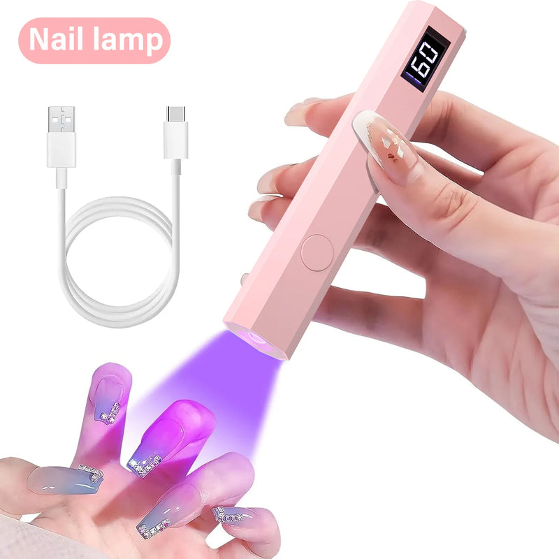 Secador de Unhas UV/LED Portátil Recarregável – Gel Polish