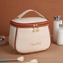 Bolsa de Maquiagem de Couro PU Portátil