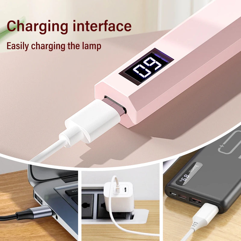 Secador de Unhas UV/LED Portátil Recarregável – Gel Polish